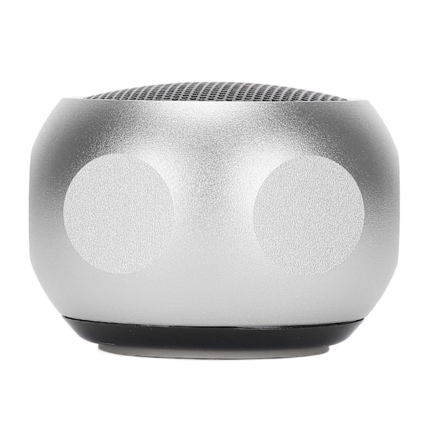 Mini Bärbar Bluetooth-högtalare Söt Liten Trådlös Högtalare med Snodd för Dusch Cykel Bil Resa Silver