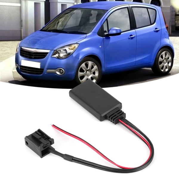 12&#8209;Bluetooth-lydkabel AUX-adapter til bil passer til Opel Agila Antara Combo Corsa