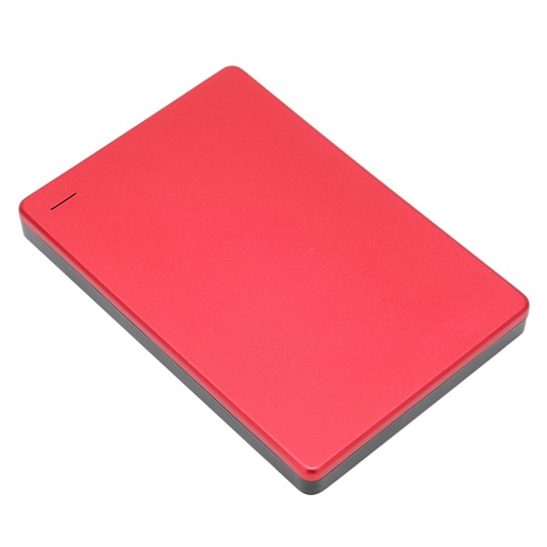 2.5in Röd Extern HDD 6Gbps Överföring Portabel Extern HDD Aluminiumlegering PCB USB3.0 Hårddisk för Windows för OS X 160GB