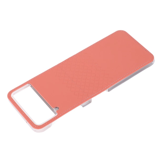 Bagcover til Samsung Z Flip 4 PU Læder TPU Stødsikker Beskyttende Foldbar Telefon Bagcover til daglig brug Pink