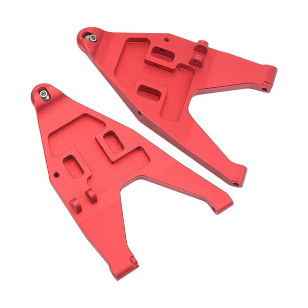 2 kpl Etualaosa Jousitusvarsi Vetovarsi Linkki CNC-koneistettu RC Jälkiasennus Päivitys Osat TRAXXAS UDR 1/7 RC Autolle Punainen
