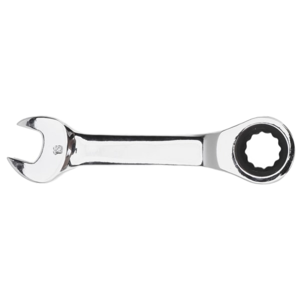 Ratcheting Wrench Chrome Steel 13mm 72 Teeth Reversible Ratchet Spanner for Home Bike Car Repair