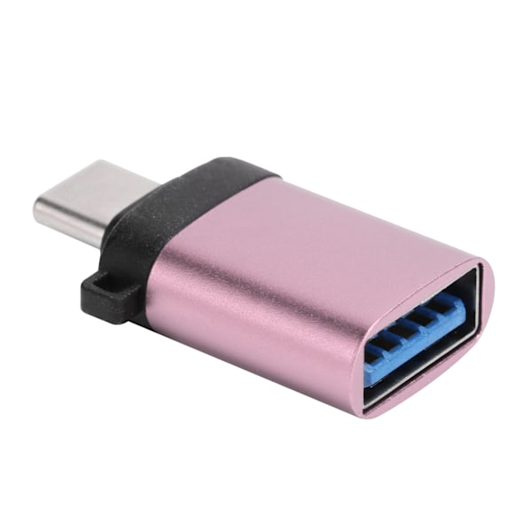 USB 3.0 hona till typ C-adapter för laddning, dataöverföring och OTG (rosa)