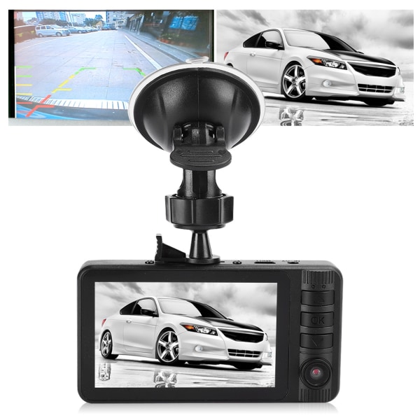 Bil Dash Cam - Full HD 1080P, 170° vidvinkel, G-sensor