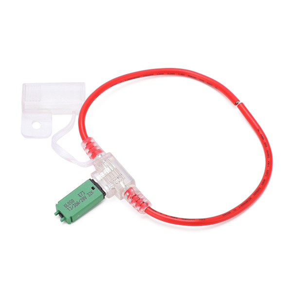 30A 12AWG Transparent Sikringsholder Manuel Reset Sikring Vandtæt Støvtæt til Biler Yachts RV'er Lastbiler