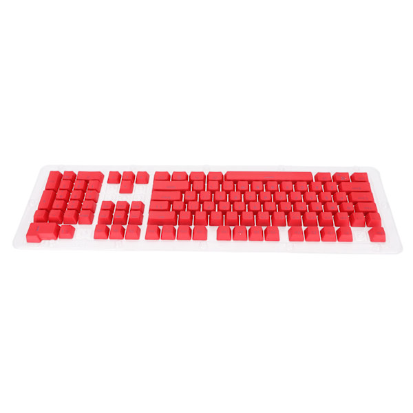 PBT Keycaps 106 Tangenter 2-Färgs Injektionsgjutning OEM Höjd Ljusgenomsläpp Anpassade Tangenter för Mekaniskt Tangentbord Röd