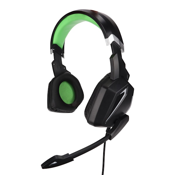 3,5 mm Spelheadset Stereo Över-öronhörlurar med Volymkontroll för Switch för PS4 för Xbox