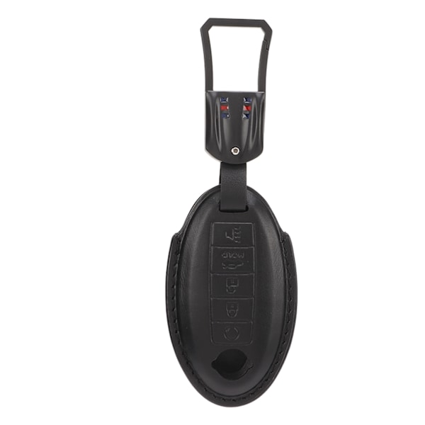 5 Knappar Smart Fjärrkontroll Bilnyckel Fodral Läder Nyckelfodral Ersättning för INFINITI JX35 Q50 Q60 QX56 QX60 QX80