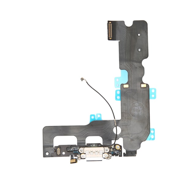 Ladestikmodul USB-opladningsport Dock Connector Mikrofon Signal Antenne Flex Kabel Modul til iPhone 7 Plus Hvid