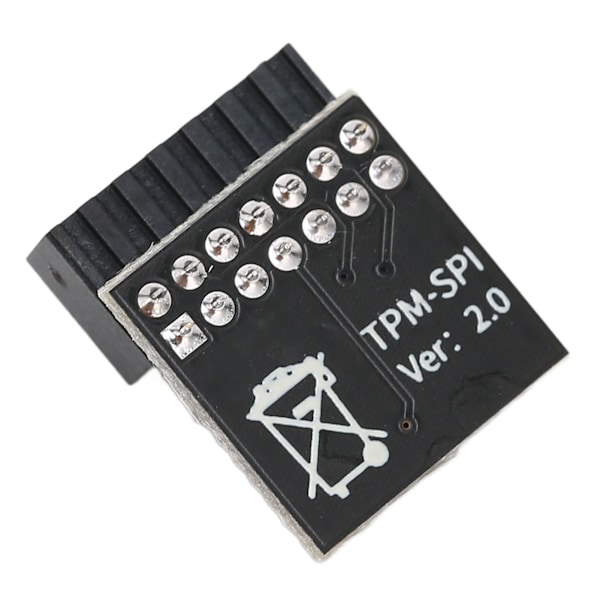 TPM 2.0 Krypterings Säkerhetsmodul 14-stifts Stark Kryptering TPM-Processor Svart TPM-Modul Systemkomponenter för Asus