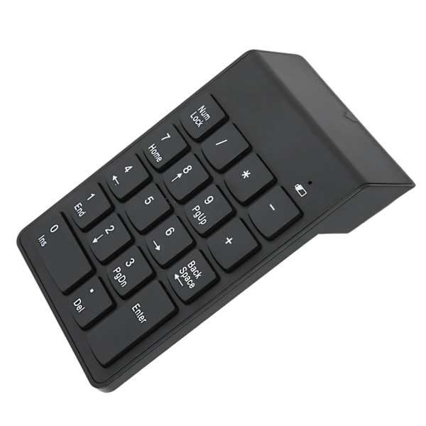 Numeriskt tangentbord Mini Trådlöst 18 tangenter 2.4GHz Stabil anslutning Ergonomisk design Laptop Numpad Numeriskt tangentbord