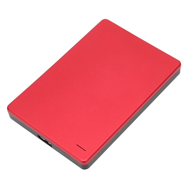 2.5in Röd Extern HDD 6Gbps Överföring Portabel Extern HDD Aluminiumlegering PCB USB3.0 Hårddisk för Windows för OS X 160GB