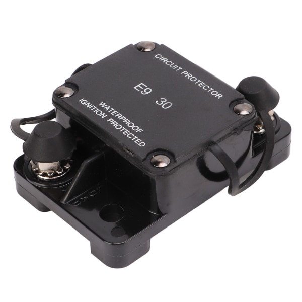 Automatisk tilbakestillingsbryter 32V 30A 1/4in Bolt IP67 Beskyttelse Brannsikker for Lastebiler Busser Bobiler Batteri