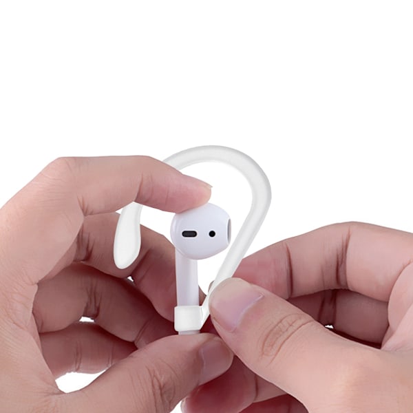 Hodetelefonbueholder for AirPods Bluetooth Headset - Hvit