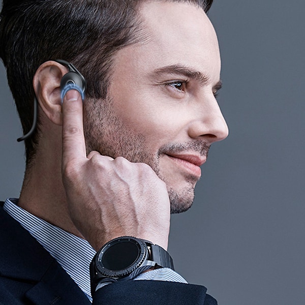 Trådløse Knogleledningshøretelefoner Åbne Øre Bluetooth Stereo Sports Headset til Træning Løbetur Cykling Vandreture