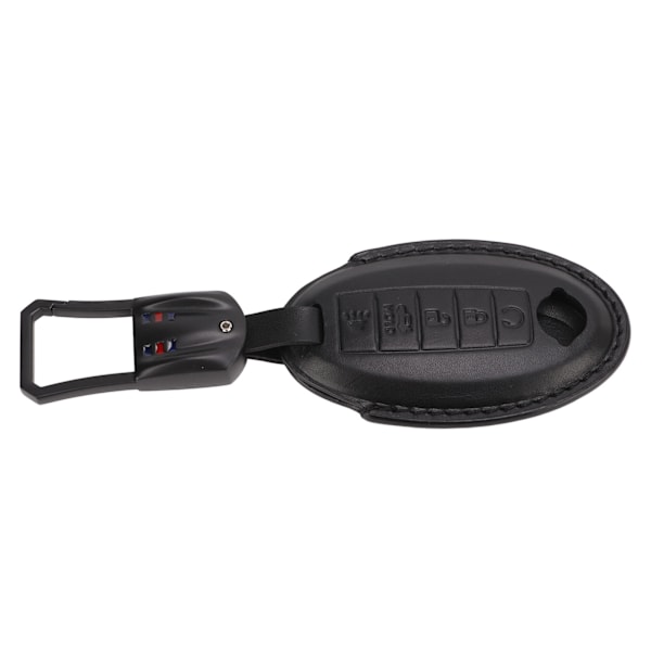 5 Knappar Smart Fjärrkontroll Bilnyckel Fodral Läder Nyckelfodral Ersättning för INFINITI JX35 Q50 Q60 QX56 QX60 QX80