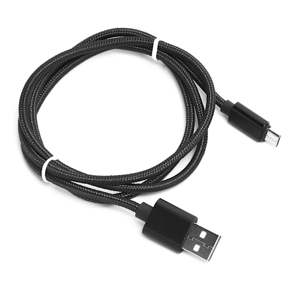 1M flettet mikro-USB-ladekabel - sterk og holdbar