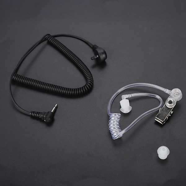 Walkie Talkie-hörlurar för högtalarmikrofon - 3,5 mm Single Ear Air Duct-hörlurar
