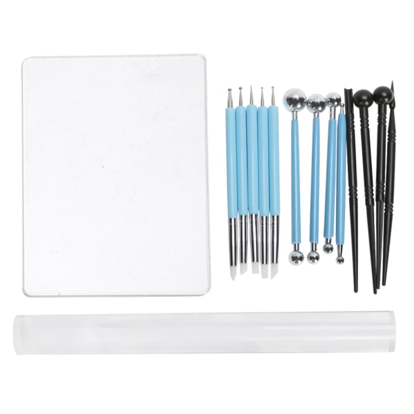 Ball Stylus Clay Sculpting DualEnded Designs Pottery Tools Carving Modeling Tool Set
