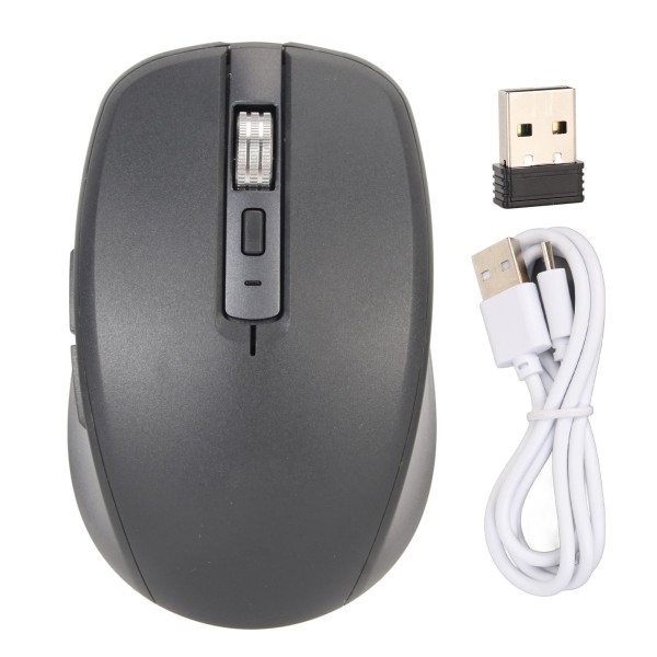2,4G trådlös mus Dual Mode 2400 DPI Bluetooth mus med 14 RGB-ljuseffekter för bärbar dator för Windows för OS X