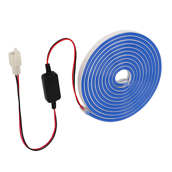 LED-lysstripe for bagasjerommet foran i bil, IP67, omgivende belysning, erstatning for Tesla Model 3 2018‑2020 DC12‑16V Blå