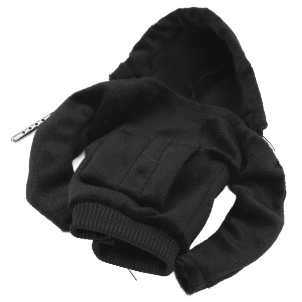 4.7in Växelspaksknoppskydd Universal Växelspak Rolig Tröja Hoodie Bil Växelspaksskydd Dekoration Svart