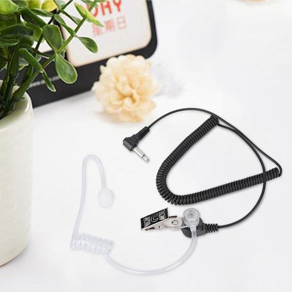 Walkie Talkie-hörlurar för högtalarmikrofon - 3,5 mm Single Ear Air Duct-hörlurar