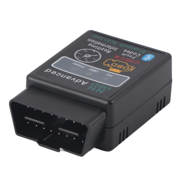 Bluetooth 5.1 OBD2-kodelæser Dual Mode Auto Fault Scanner Diagnostic Tool til IOS til Android