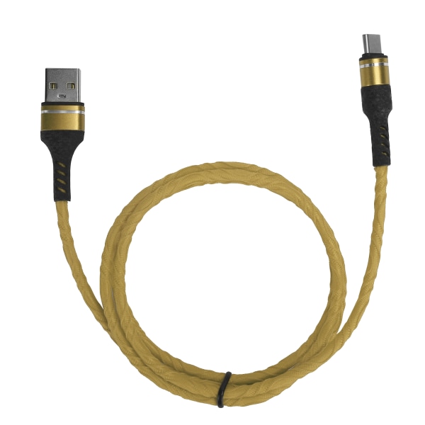 3A 1M Snabbladdning Micro USB -kabel Mobiltelefon Laddningskabel Präglad vävd datakabel Typ C