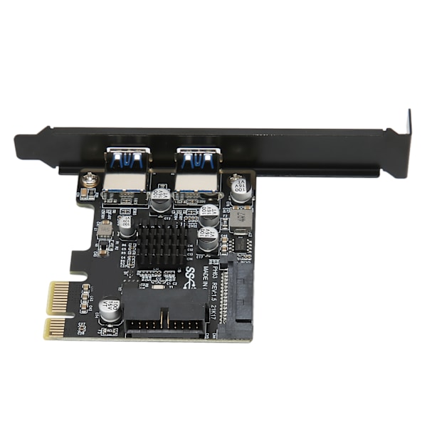 USB 3.0 Pcie-kortti PCIE - USB3.0 neljän portin laajennuskortti Windowsille/OS:lle/Linux-järjestelmille PH63