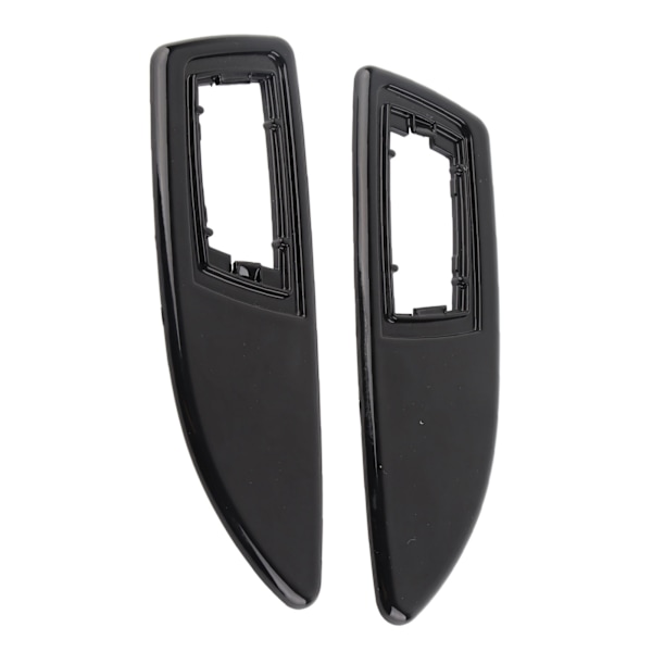 2 st Sidoblinkers Ram Set Bil Anpassningar Ersättning för Vauxhall Corsa D Range 2006‑2014 Glansigt Svart