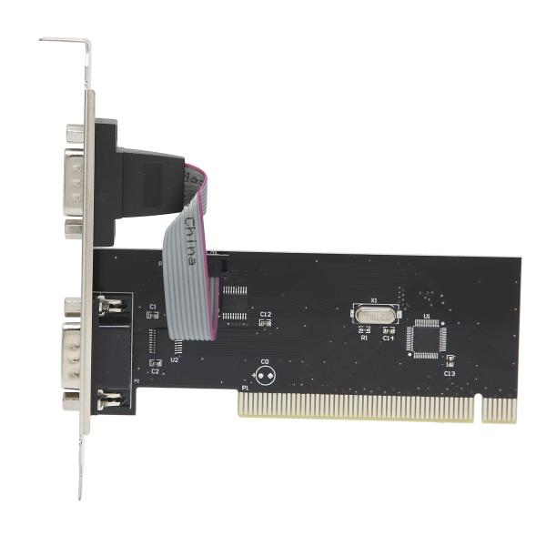 Serieportexpansionskort RS232 PCI till COM 9-stifts industriell DB9-omvandlaradapterstyrenhet