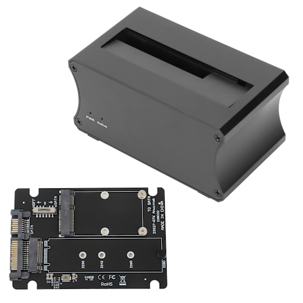 USB 3.0 til SATA Ekstern Harddisk Dockingstasjon Enkel Disk 5Gbps Aluminiumlegering Kopifunksjon HDD Dock 100‑240V EU Plugg