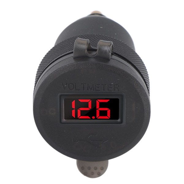 USB Billader QC3.0 PD Port Hurtiglading Strømadapter Lader for 1 2 3 Serie DC12 til 24V EU Grensesnitt Rød