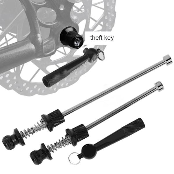 Låsbare Hjulskruer for Terrengsykkel og Landeveissykkel - Sikkerhetssett med Hurtigutløsning