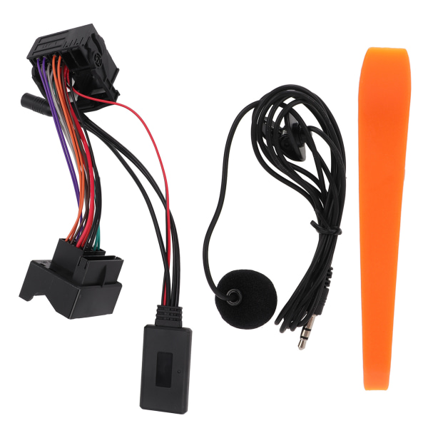 Bluetooth 5.0 auton AUX-äänen syöttökabel handsfree-mikrofonilla A3 TT A4 2007-2014
