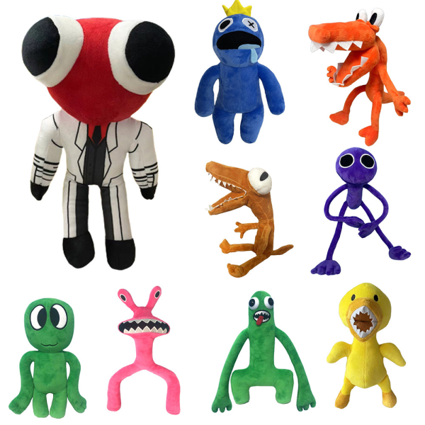Rainbow Friends plys legetøj tegneserie legetøj dukke børnegave Praktiske lækkerier orange