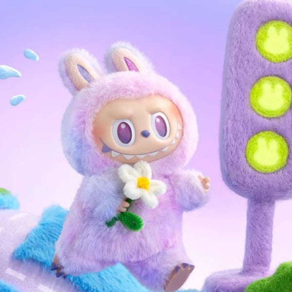 POP MART 3.0 LABUBU Monster Yllätys Macaron Pehmolelu 15CM 1