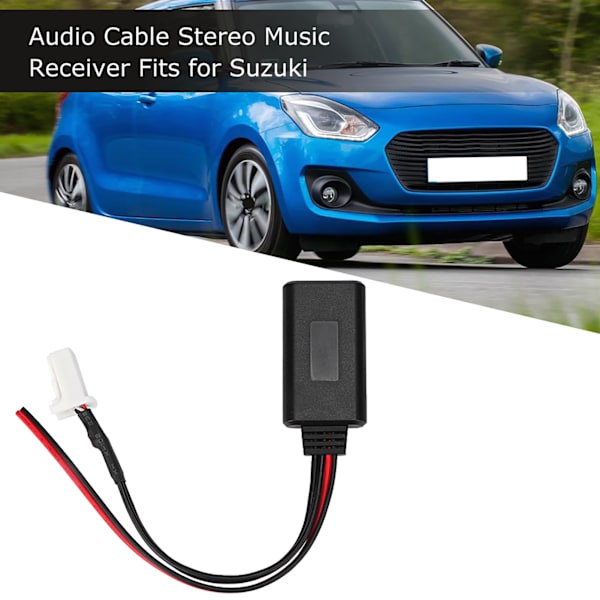 Bluetooth 5.0 Audio Kaapeli Langaton Stereo Musiikkivastaanotin Koti Auto Adapteri Sopii Suzukiin