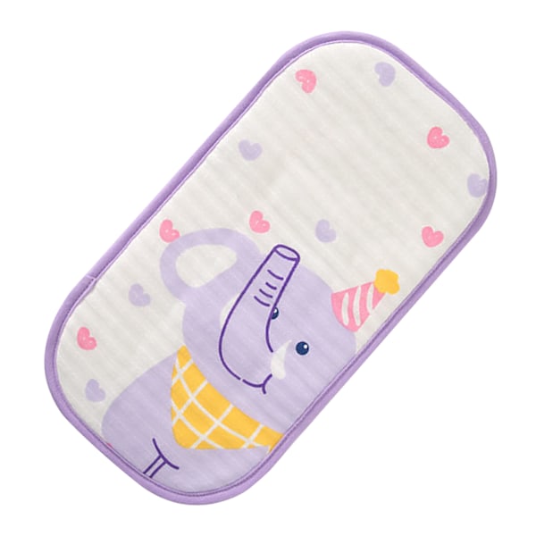 Baby Ice Sleeve Pillow Sommer Blød Komfortabel Baby Køling Arm Pad med Bred Elastisk Band til Amning Det er Lilla Elefant