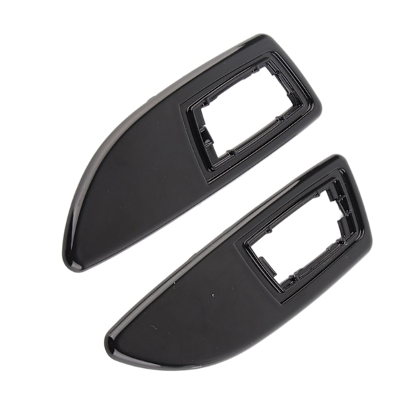 2 stk. Sideblinklys Repeater Rammesæt Bil Tilpasninger Udskiftning til Vauxhall Corsa D Range 2006-2014 Blank Sort