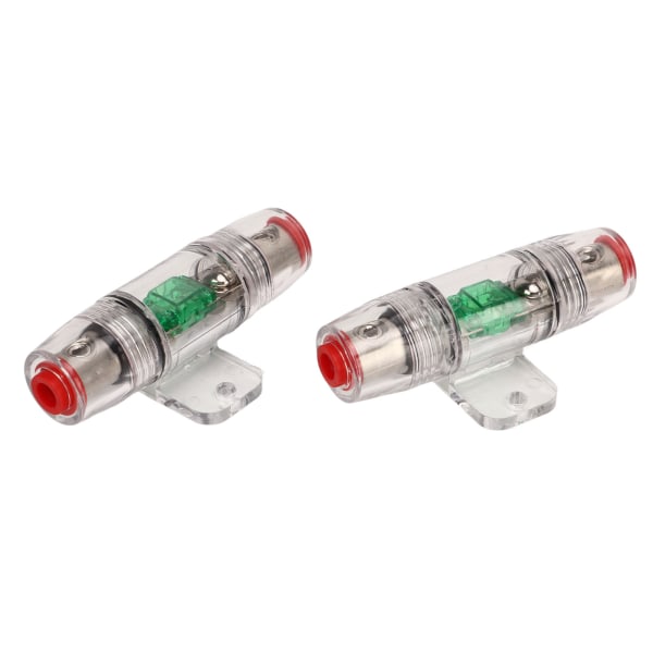 2 stk. DC12‑36V In Line ANL Sikringsholder IP67 Vandtæt Bil Audio Forstærker Batteri Sikring Strømblok