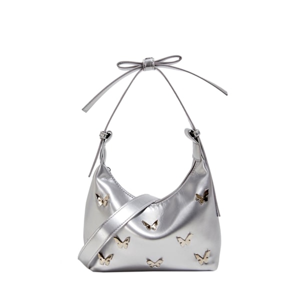 2024 Oversized Bucket Tote Taske Mode Stor Kapacitet Crossbody Taske Dametaske silver