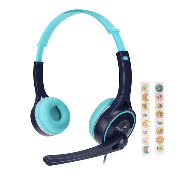 Barnheadset Stereo Vikbart Bärbart 3,5 mm Trådbundet Barnhörlurar för Smartphones Datorer