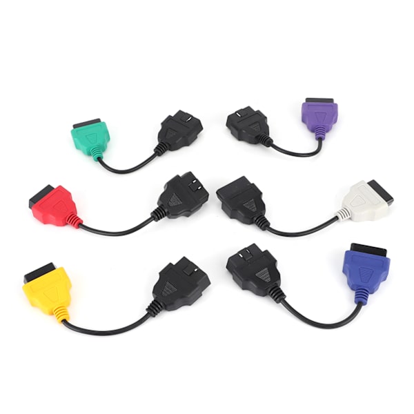 Auto OBD2 Connector Diagnostic Adapter Kabel - 6 färger, DC 12V - Passar Chrysler