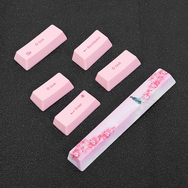 Cute Girl-Pattern Sublimation PBT Keycaps for Mechanical Keyboard (73 PCs)