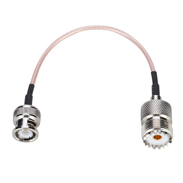 BNC han til UHF hun adapterkabel - RF radioantenneomformer (15cm)