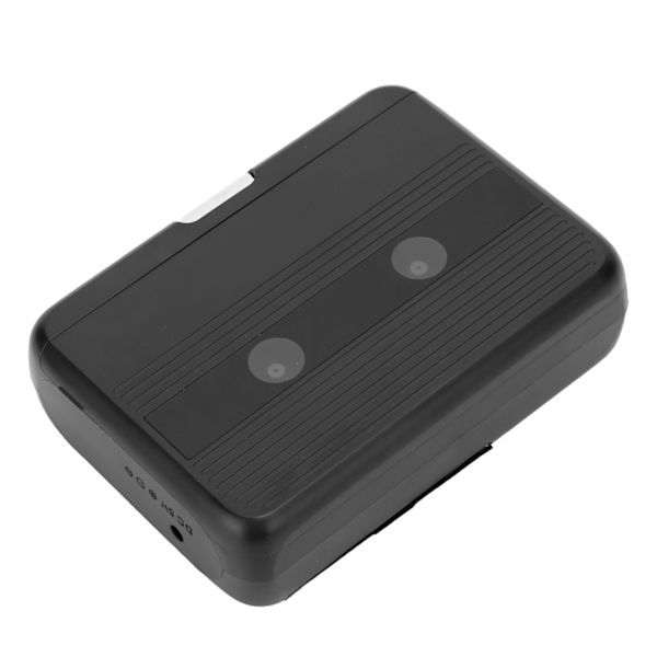 Kannettava kasettisoitin Bluetooth-kasettisoitin FM-radio automaattisella käännöstoiminnolla (musta)