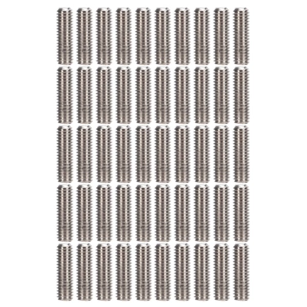 50Pcs Set Screw A2‑70 Stainless Steel Grub Screws Assortment Kit Hardware Fasteners SetM3x10