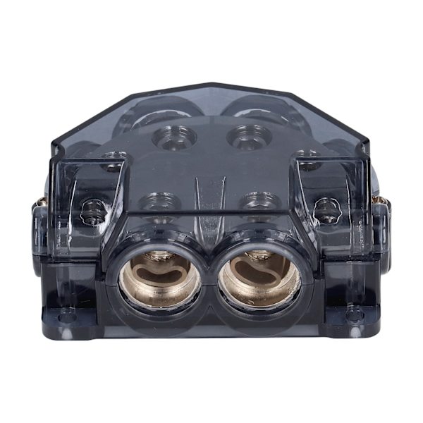 6-suuntainen sulakejakotukki maadoituskaapelin jakaja 0 Gauge sisään 2/4/8 Gauge ulos auton audio vahvistimelle